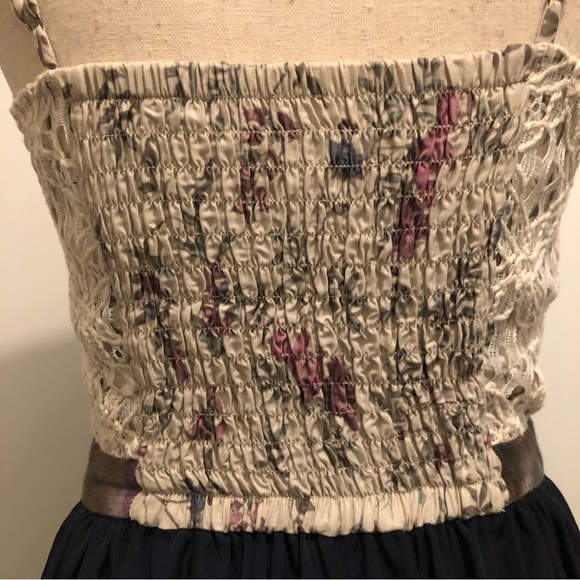 RACHEL Rachel Roy tie-dye bustier top adjustable straps navy blue skirt EUC SZ 4 - Picture 10 of 10